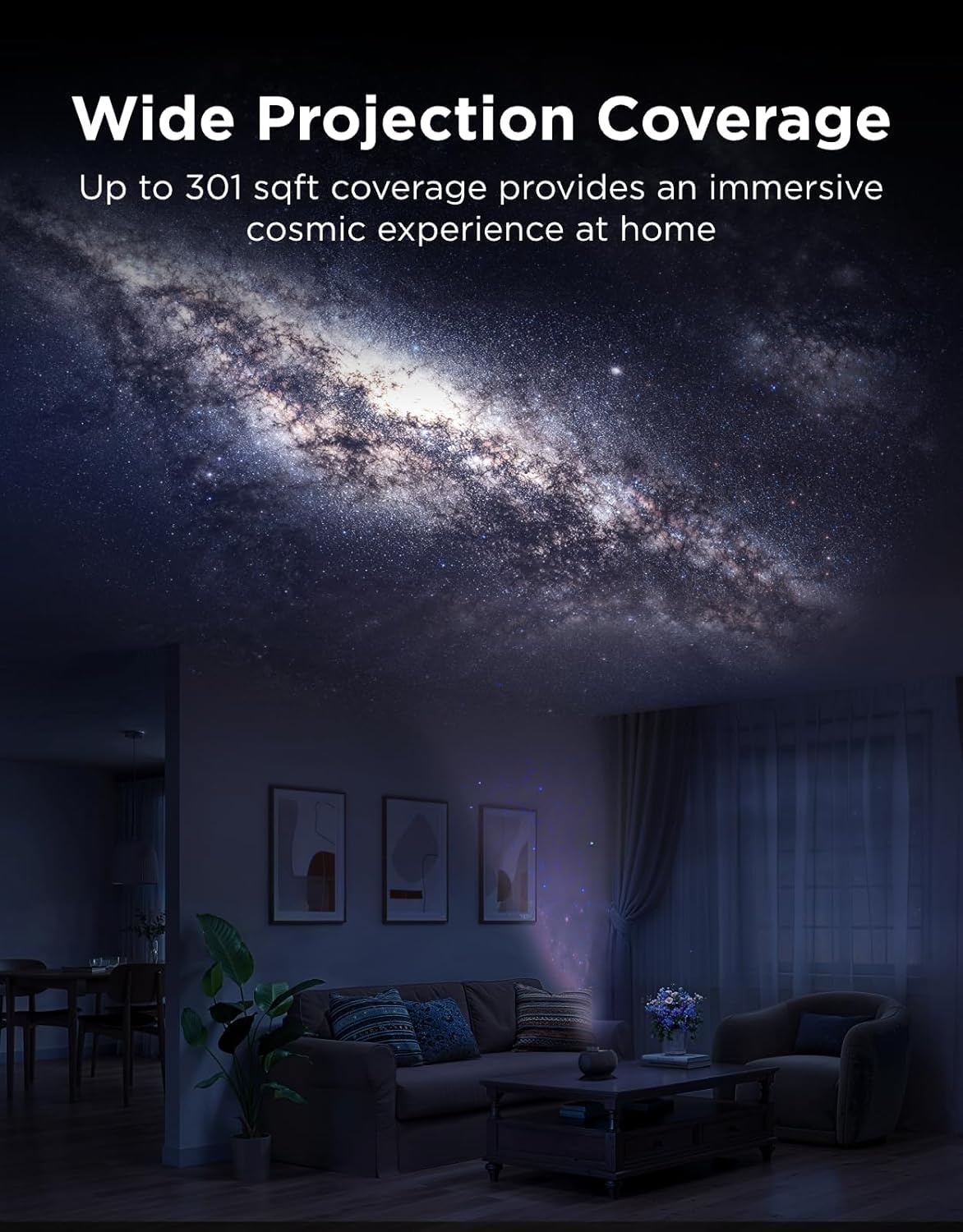 imageGovee Galaxy Light Star Projector 2 Pro 4 Megapixel HD Lens Planetarium Projector work with Matter Night Light Projector with 20 Preset Scenes Star LED Lights Projector Room Decor Gift for Kids
