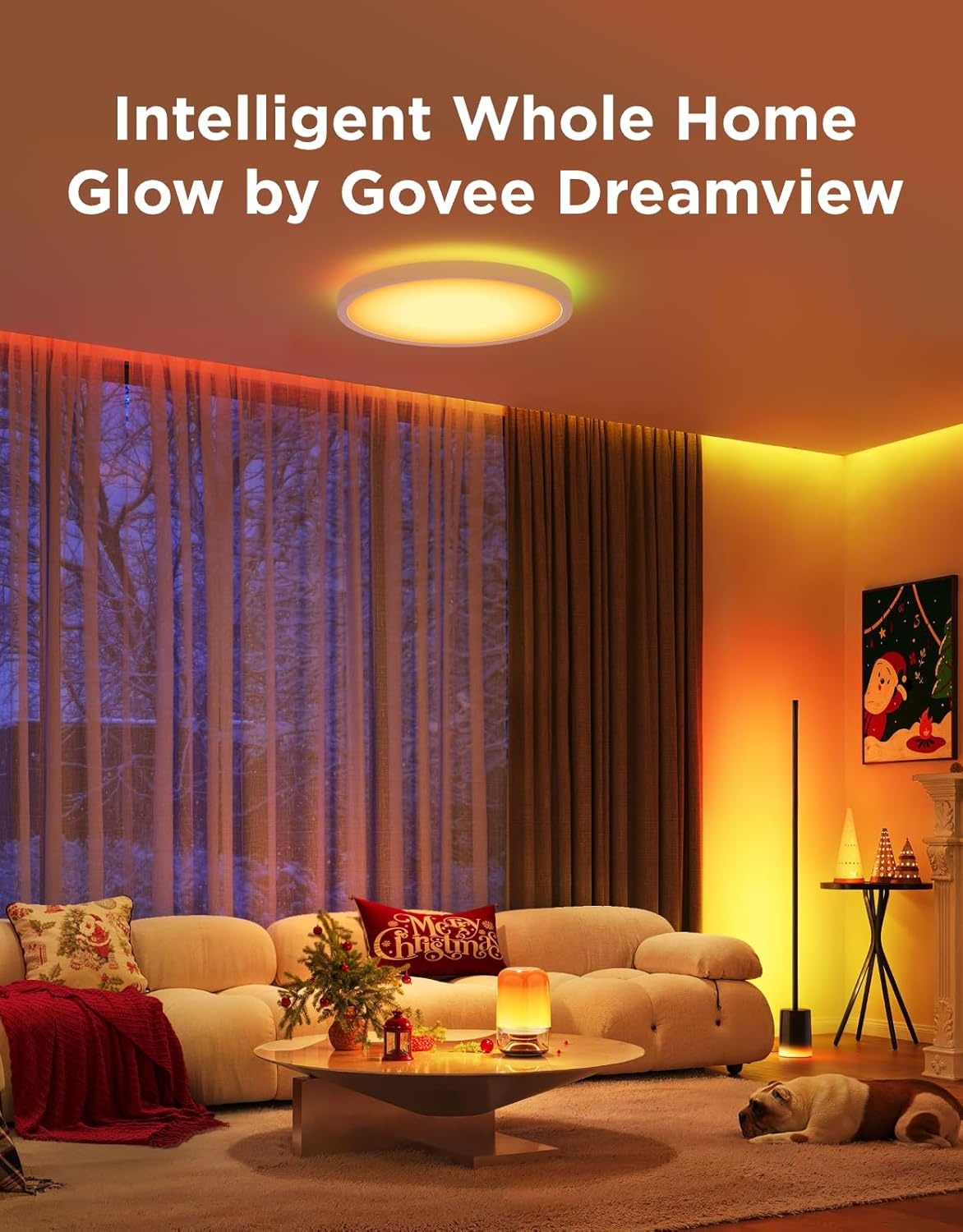 imageGovee RGBIC Smart Table Lamp 2 Bundle Floor Lamp 2 with Matter
