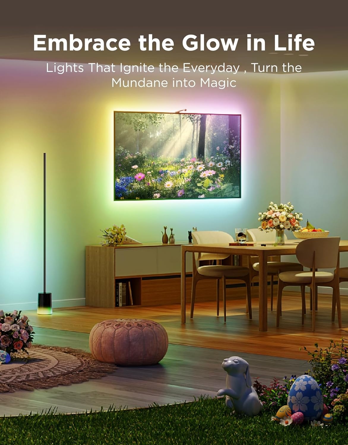 imageGovee Smart Cordless Table Lamp Bundle Floor Lamp 2