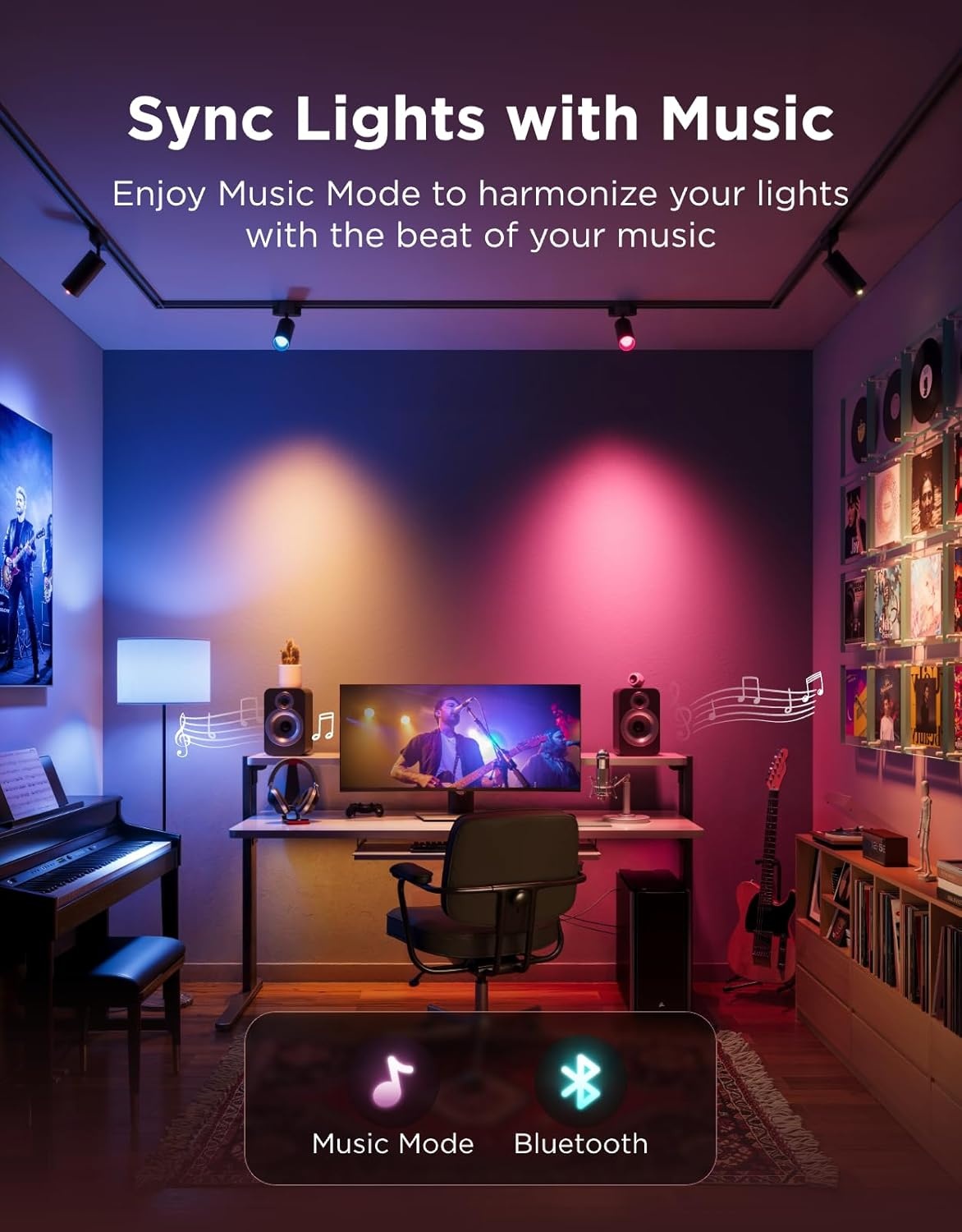 imageGovee Smart Light Bulbs Color Changing Light Bulb Bundle E12 Led Bulb