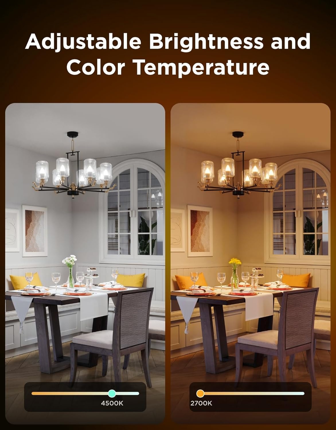 imageGovee Smart Light Bulbs Color Changing Light Bulb Bundle E12 Led Bulb