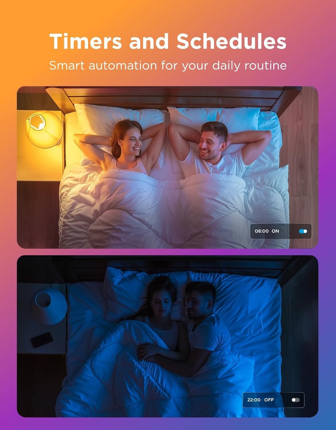 imageGovee Smart Light Bulbs Color Changing Light Bulb Work with Alexa and Google Assistant 16 Million Colors RGBWW WiFi amp Bluetooth LED Light Bulbs Music Sync A19 800 Lumens 4 Pack4
