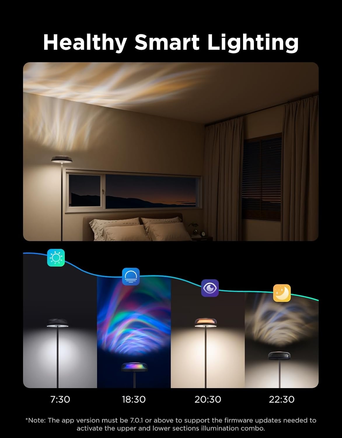 imageGovee Uplighter Floor Lamp Bundle Table Lamp 2 Pro x Sound by JBL