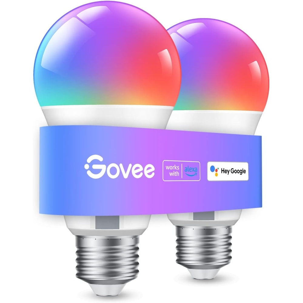 imageGovee Smart Light Bulbs Color Changing Light Bulb Work with Alexa and Google Assistant 16 Million Colors RGBWW WiFi amp Bluetooth LED Light Bulbs Music Sync A19 800 Lumens 4 Pack2