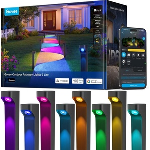 Govee Outdoor Pathway Lights 2 Lite 8 pack, IP67 Waterproof, 16 Million Colors, 60+ Scene Modes Patio Lights for Path,Landscape Lighting, Outdoor Decor, Compatible with Alexa, Google Assistant, Matter(8)