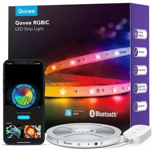 Govee RGBIC LED Strip Lights, Smart LED Lights for Bedroom, Bluetooth LED Lights APP Control, DIY Multiple Colors on One Line, Color Changing LED Strip Lighting Music Sync, Home Decor, 16.4ft(16.4ft)