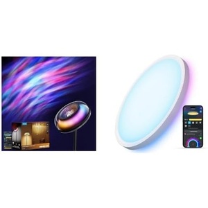 Govee Uplighter Floor Lamp Bundle Smart Ceiling Light