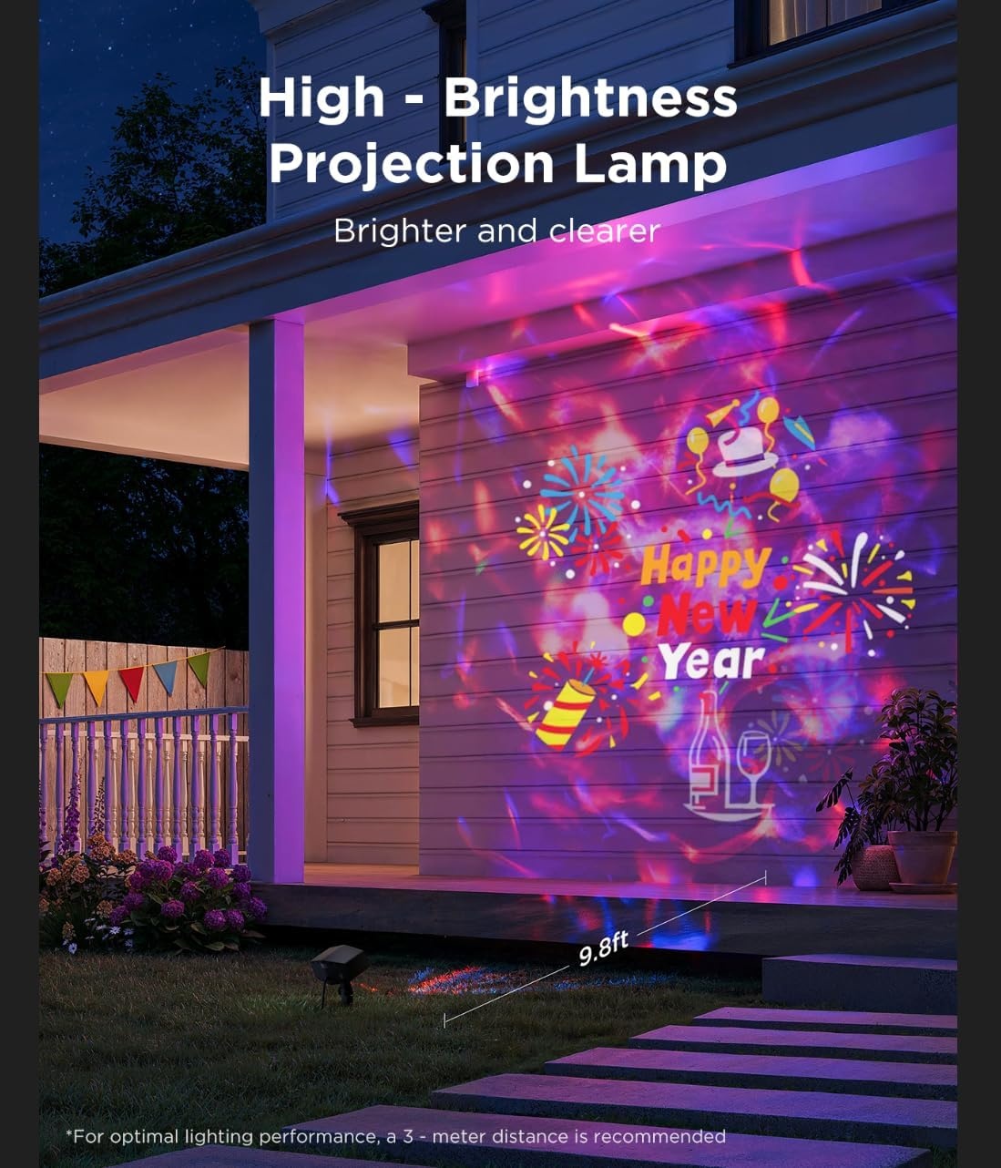 imageGovee Outdoor Decoration Projector Light Upgraded LED Snowflake Projector 180 Rotation 20 HD Effects amp 58 Scene Modes with App Control IP67 Compatible with Alexa Google Assistant Matter