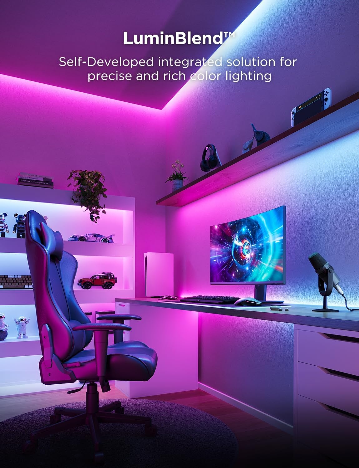 image:imageGovee RGBIC Strip Light 2 Pro with Matter 328ft WiFi LED Lights for Bedroom Cabinet Party TV and Gaming Desk Smart Led Strip Lights Compatible with Alexa and Google Assistant Home Decor656ft