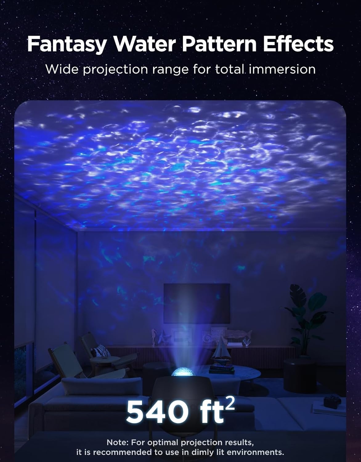 image:imageGovee Star Light Projector with Ocean Wave Ripple Effects Works with MatterAlexa and Google Assistant 40 Scene Modes 18 White Noise Options LED Night Light Projector for Bedroom Without PlugOcean Wave