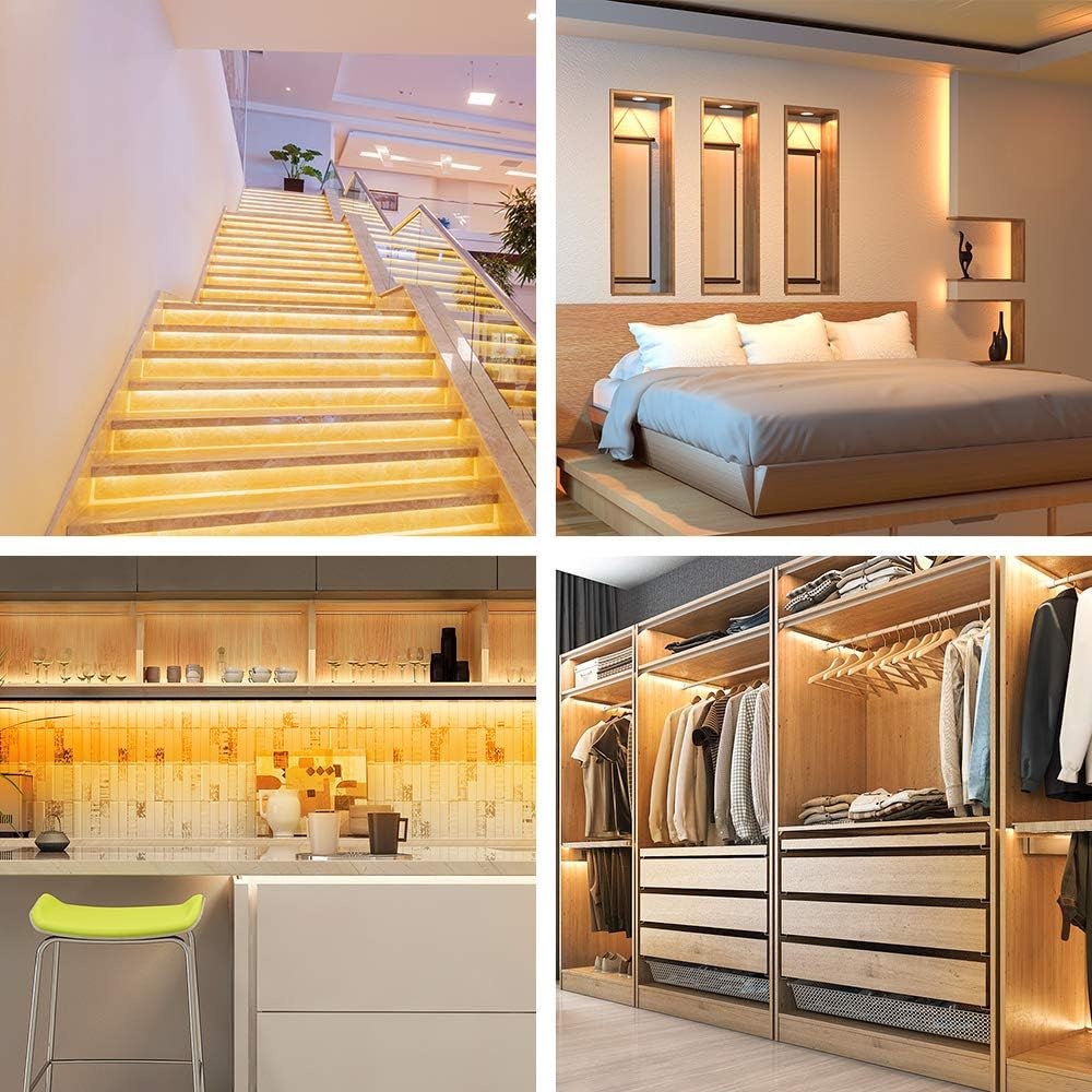 image:imageGovee White LED Strip Lights Upgraded 164ft Dimmable LED Light Strip 6500K Bright Daylight White Strong Adhesive 300 LEDs Flexible Tape Lights for Mirror Kitchen Cabinet Bedroom Christmas DecorWarm White