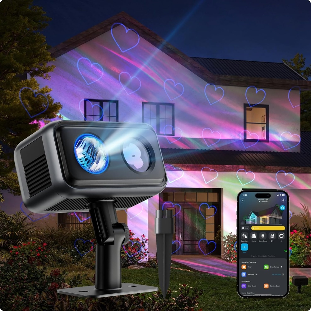 imageGovee Outdoor Projector Light Upgraded Aurora Star Projector with 16 RGB Patterns for Patio 50 Scene Modes for Indoor amp Outdoor Holiday Decor Works with Alexa Google Matter IP65 Waterproof