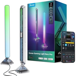 Govee Gaming Light Bars Pro, Upgraded 16-Inch Smart Triple-Sided RGBIC Illumination Wi-Fi LED Game Lights, Music Sync & 60+ Scene Modes, Works with Alexa & Google Home, Gaming Room Decor