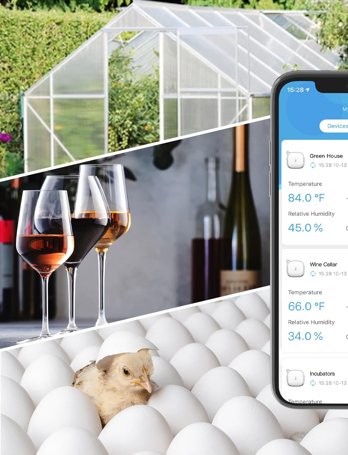 image:imageGovee WiFi Temperature Sensor H5179 Smart Hygrometer Thermometer with App Notification 2 Years Data Storage Export Remote Monitor for Room Greenhouse Incubator Wine Cellar 2 Pack2
