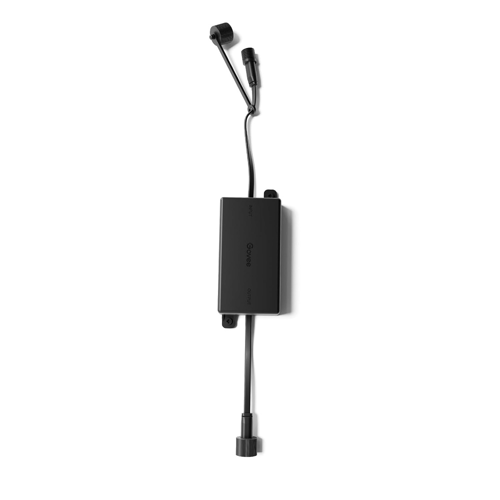 image:imageGovee Driver Module for 100ft 150ft and 200ft Permanent Outdoor Lights Pro H706A H706B and H706C Voltage Transformer Help to Maximum Extend to 200ft White VersionBlack